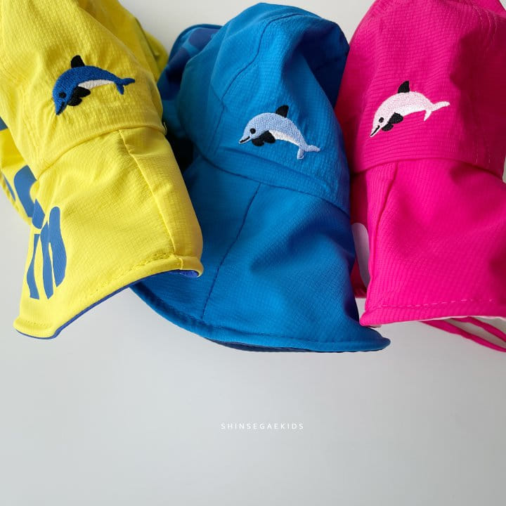 Shinseage Kids - Korean Children Fashion - #childrensboutique - Dolphin Bucket Hat - 4