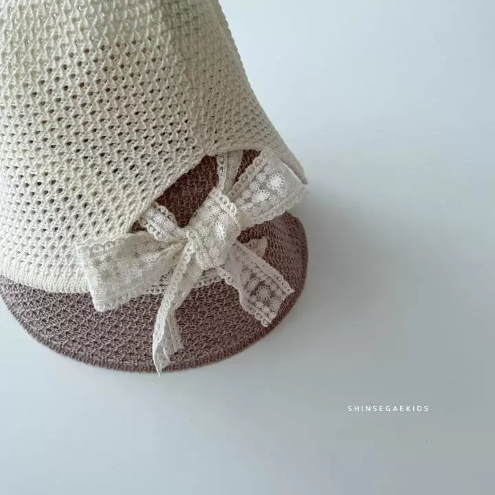 Shinseage Kids - Korean Children Fashion - #discoveringself - Neon Knit Lace Bucket Hat - 8