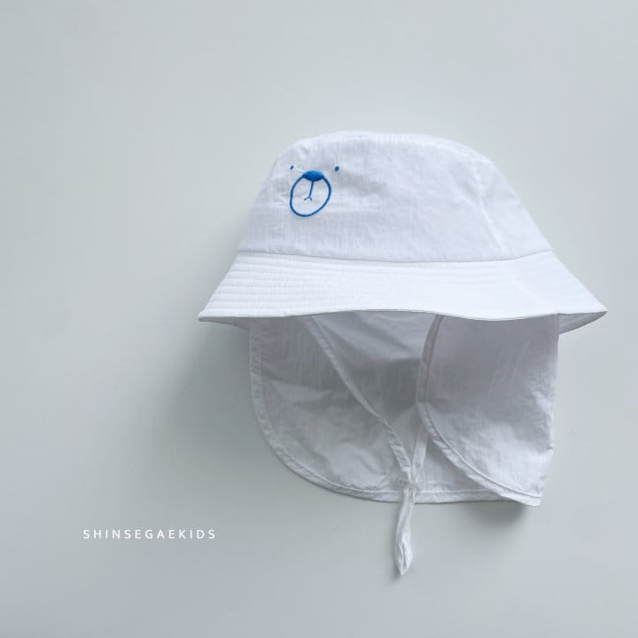 Shinseage Kids - Korean Children Fashion - #magicofchildhood - Bear Back Cover Bucket Hat - 4