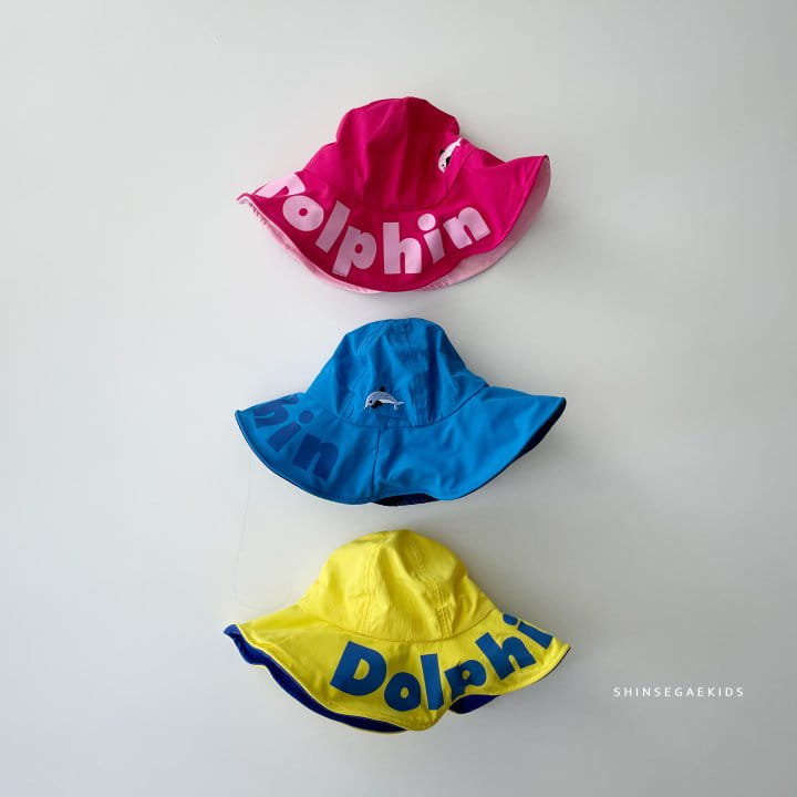 Shinseage Kids - Korean Children Fashion - #stylishchildhood - Dolphin Bucket Hat