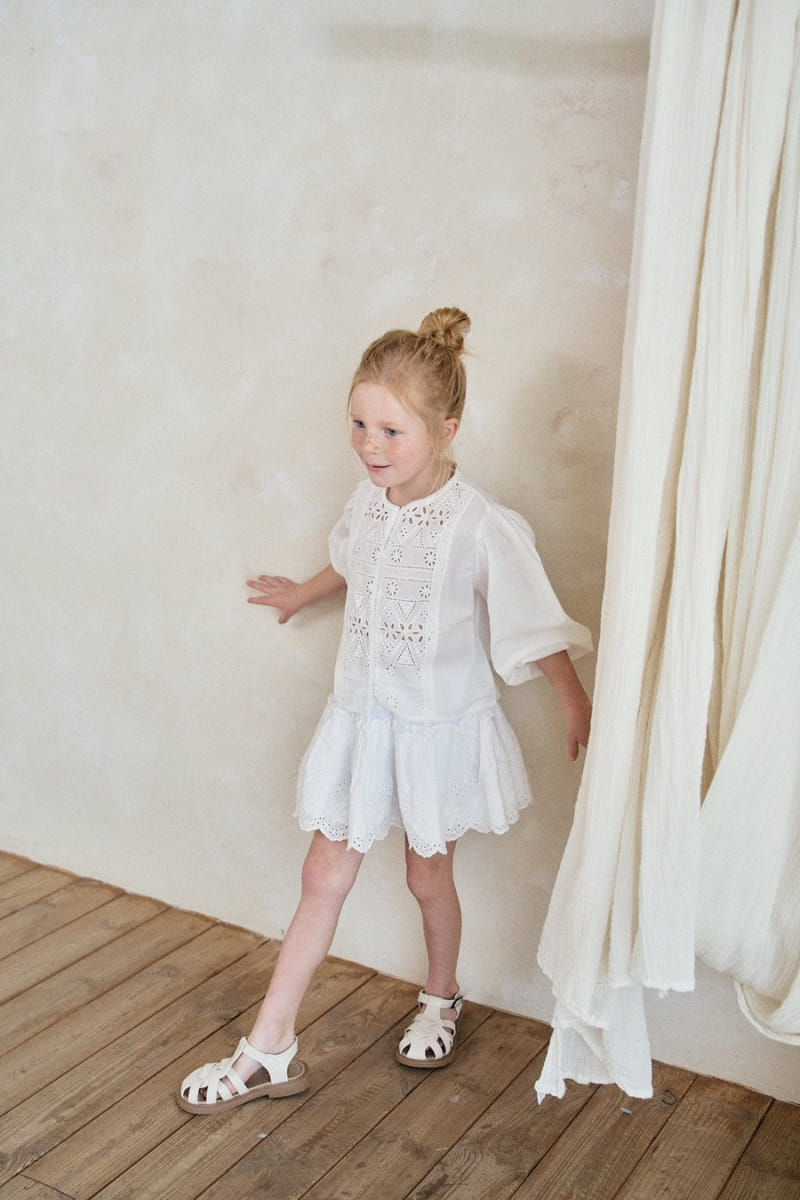 Slow b - Korean Children Fashion - #childofig - Lace Cardigan