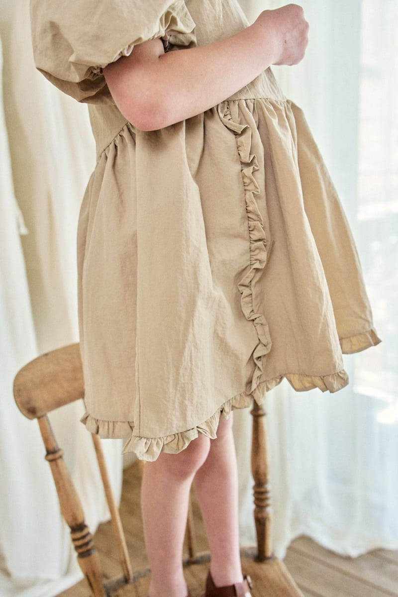 Slow b - Korean Children Fashion - #fashionkids - Frill One-Piece - 7