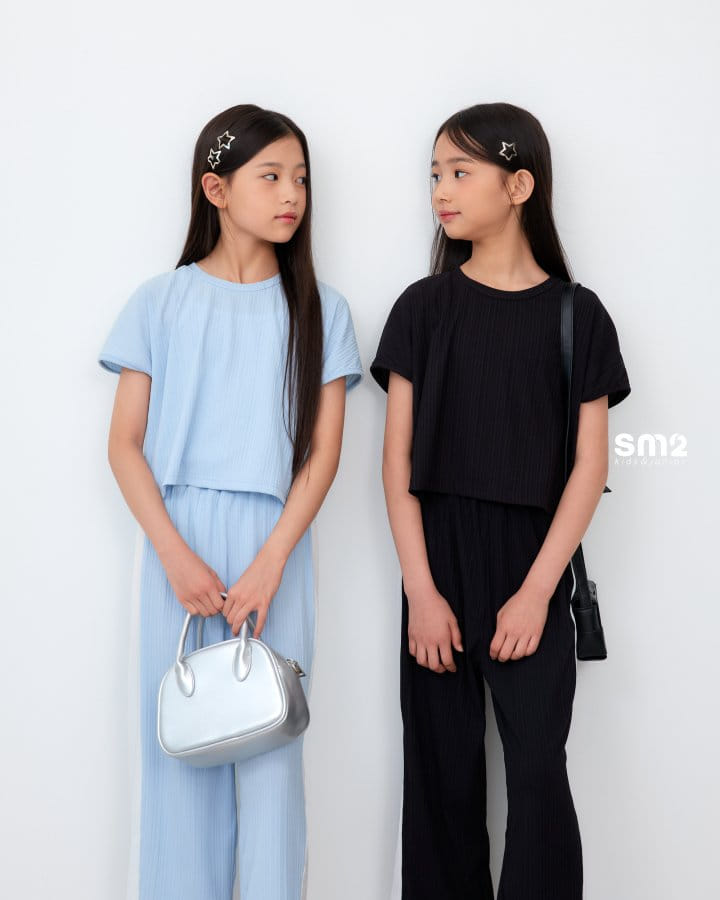 Sm2 - Korean Children Fashion - #Kfashion4kids - Daily Top Bottom Set