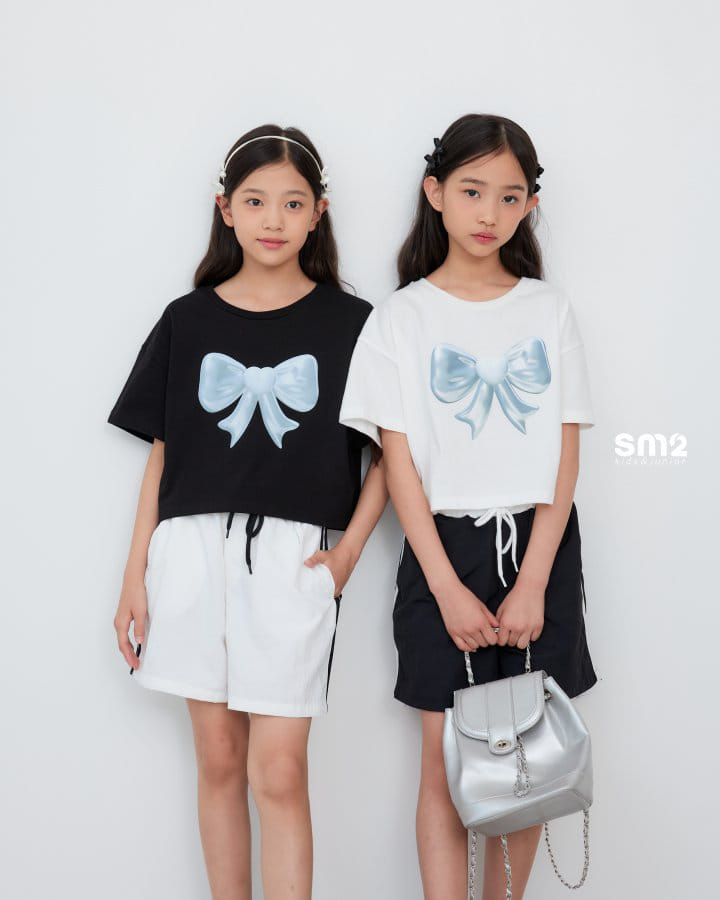 Sm2 - Korean Children Fashion - #childrensboutique - Big Ribbon Tee - 7