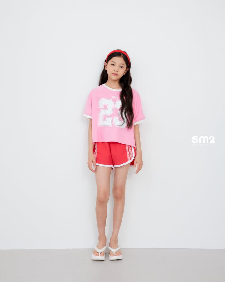 Sm2 - Korean Children Fashion - #kidsshorts - Number Tee - 8