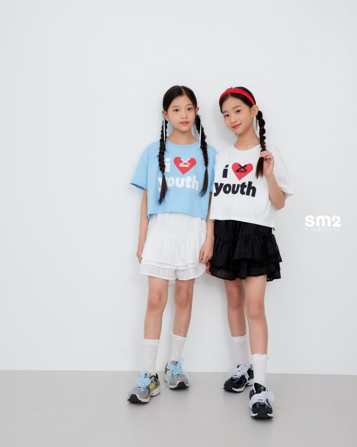 Sm2 - Korean Children Fashion - #minifashionista - Youth Ribbon Tee - 2