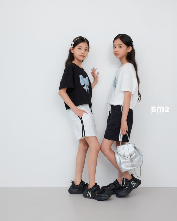 Sm2 - Korean Children Fashion - #prettylittlegirls - Big Ribbon Tee - 2