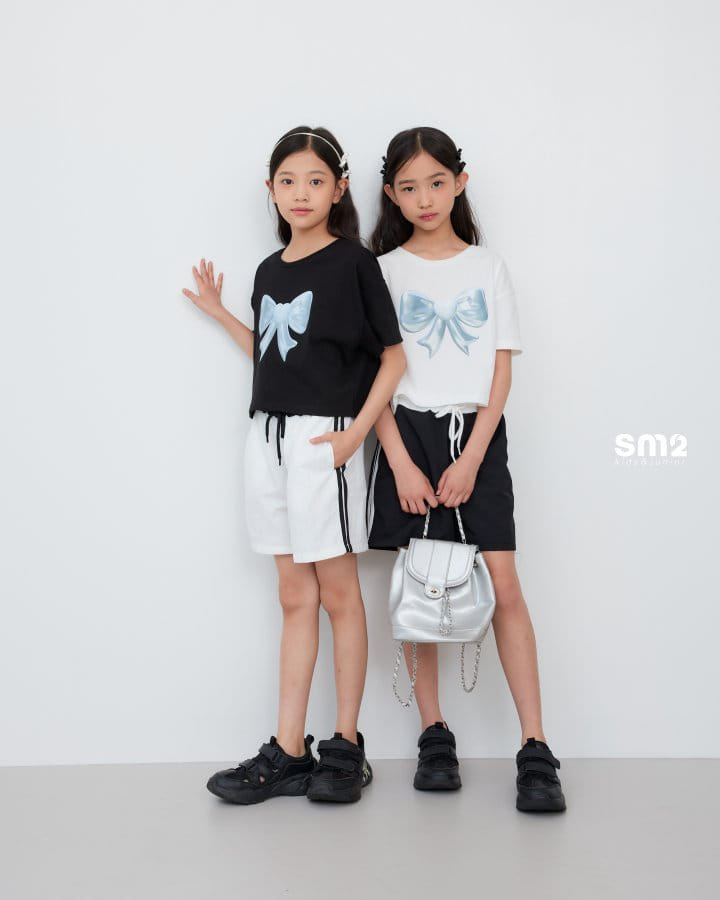 Sm2 - Korean Children Fashion - #todddlerfashion - Big Ribbon Tee - 4