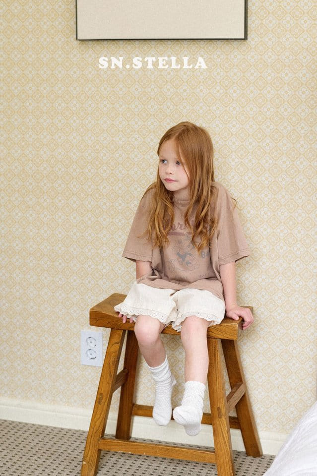 Sn.stella - Korean Children Fashion - #childofig - Lace Pants - 6