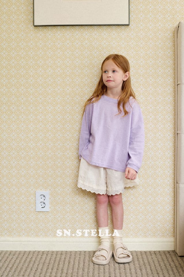 Sn.stella - Korean Children Fashion - #childofig - Lace Pants - 7