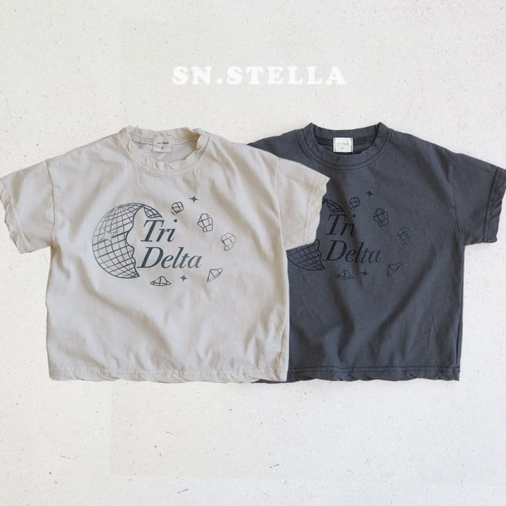 Sn.stella - Korean Children Fashion - #fashionkids - Delta Tee