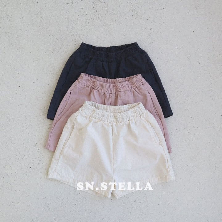 Sn.stella - Korean Children Fashion - #kidsshorts - C lip Pants