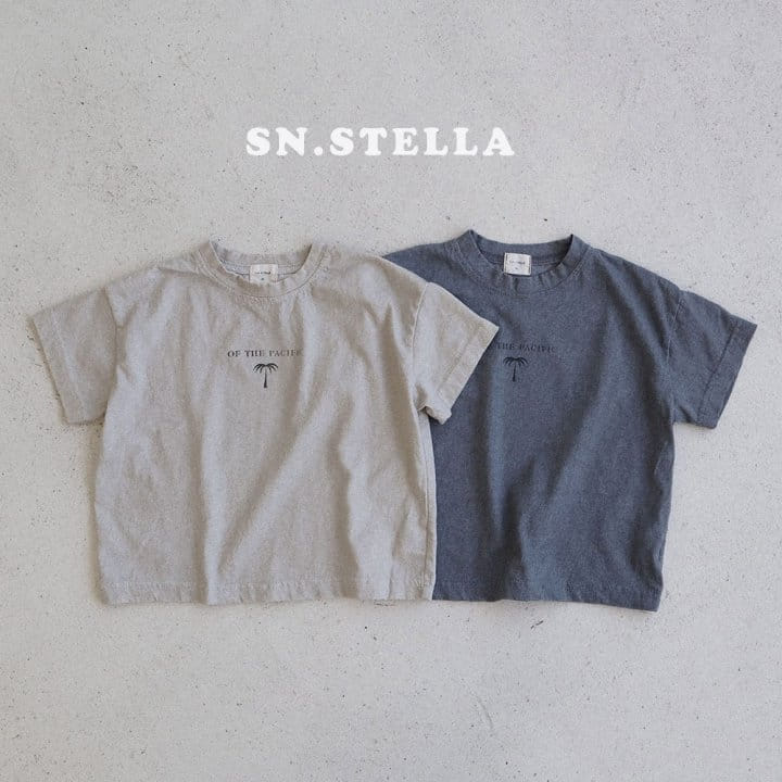 Sn.stella - Korean Children Fashion - #kidsstore - Pacific Tee