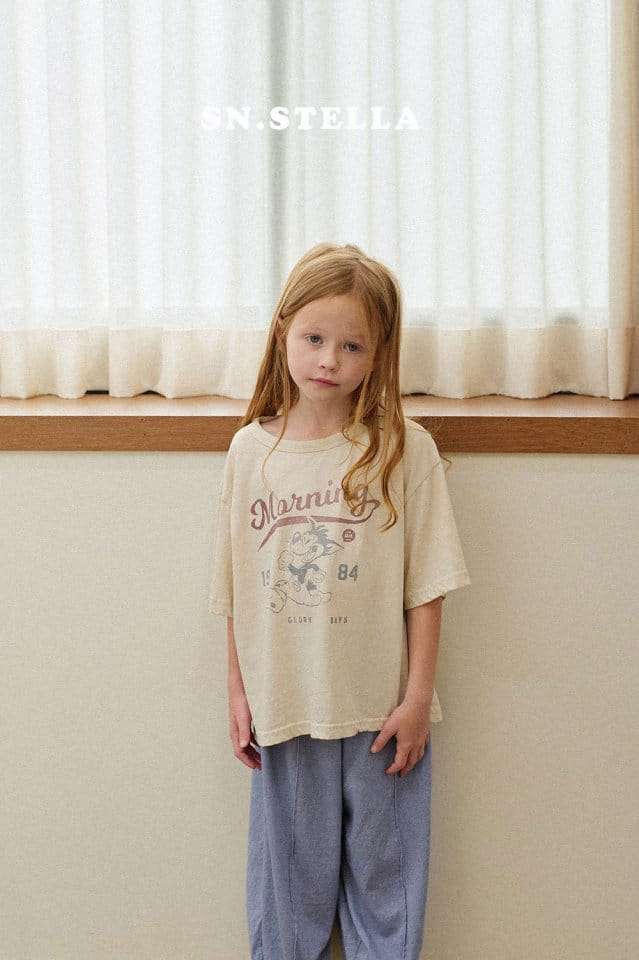 Sn.stella - Korean Children Fashion - #littlefashionista - Morning Tee - 7