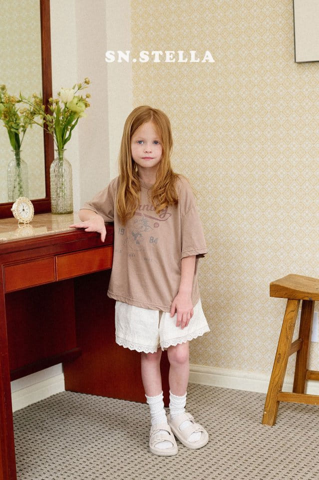 Sn.stella - Korean Children Fashion - #magicofchildhood - Lace Pants - 4