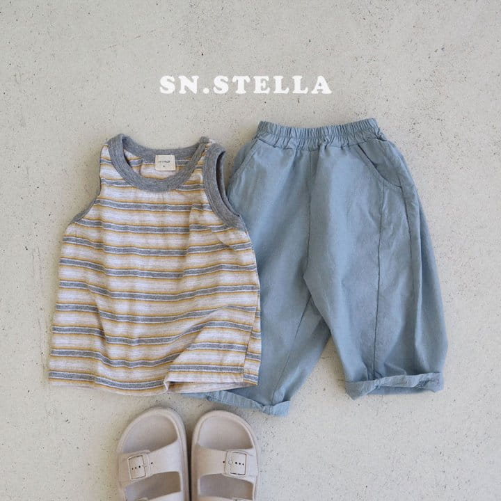 Sn.stella - Korean Children Fashion - #toddlerclothing - ST Sleeveless Tee - 10