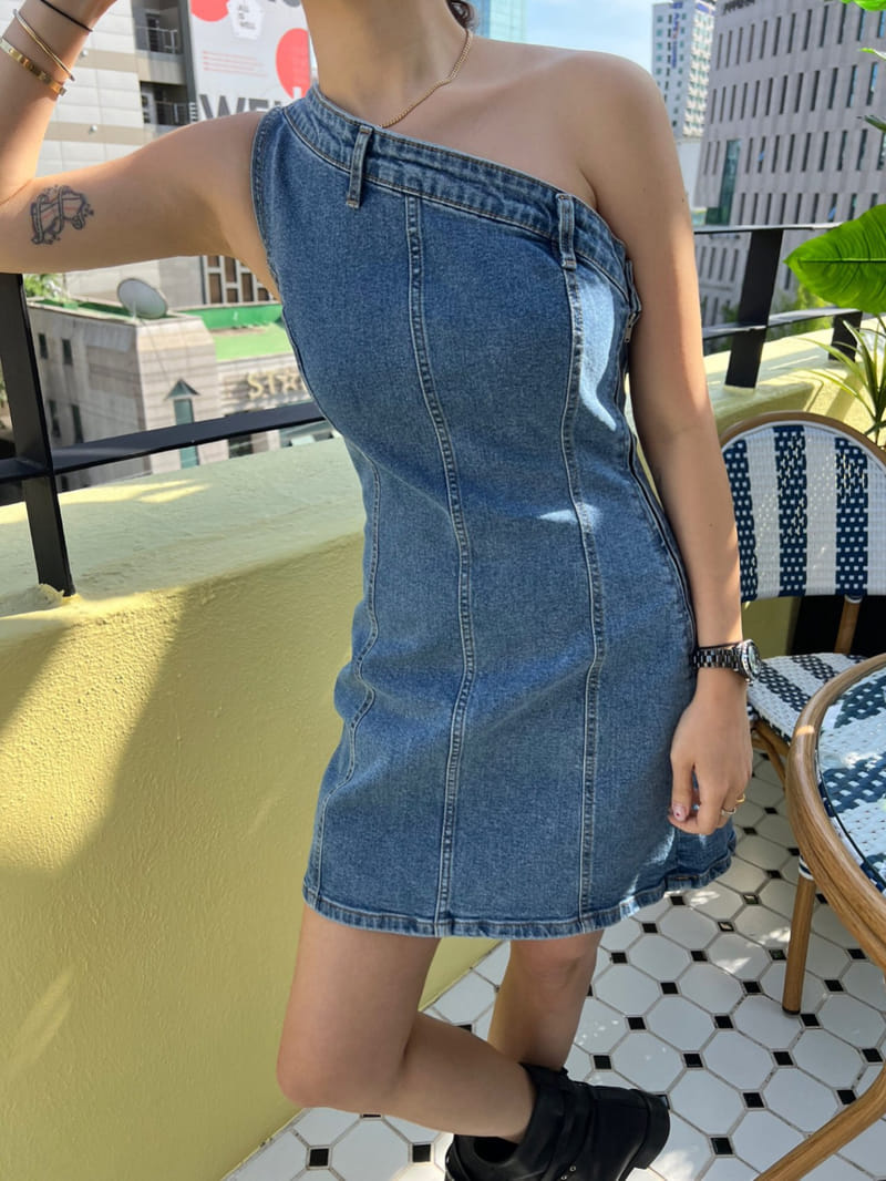 Solar - Korean Women Fashion - #womensfashion - Denim Jenny One-Piece - 10