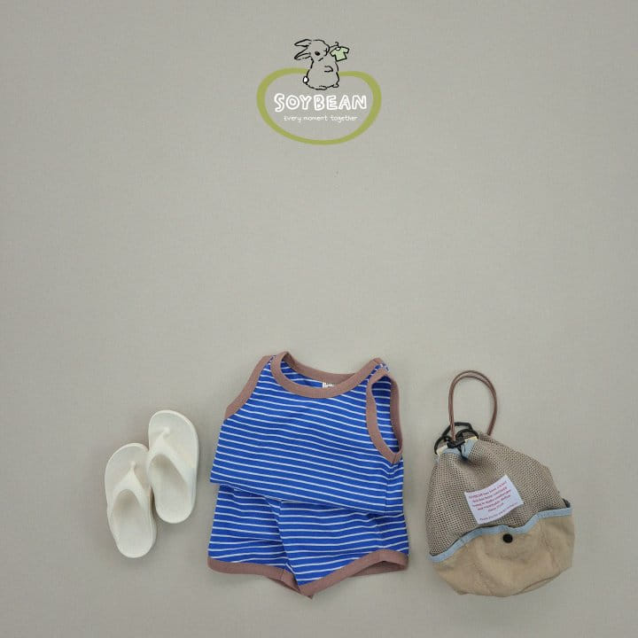 Soybean - Korean Children Fashion - #Kfashion4kids - Sleeveless ST Top Bottom Set - 5