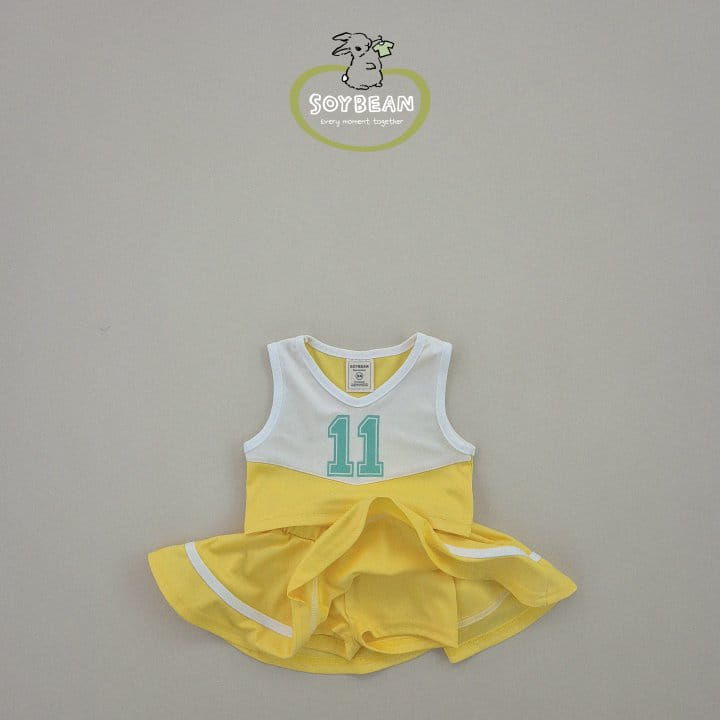 Soybean - Korean Children Fashion - #kidzfashiontrend - Cheerleader Top Bottom Set - 4