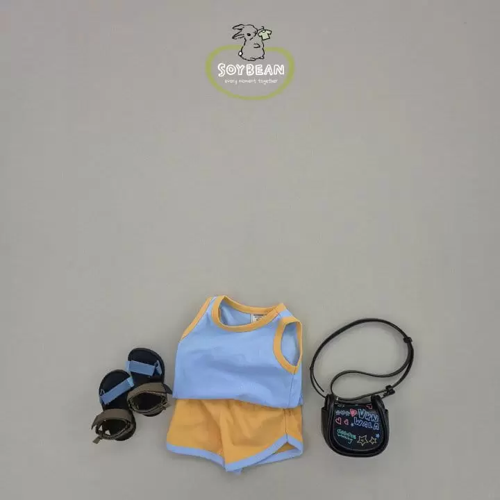 Soybean - Korean Children Fashion - #childofig - Mini Macaroon Top Bottom Set - 3