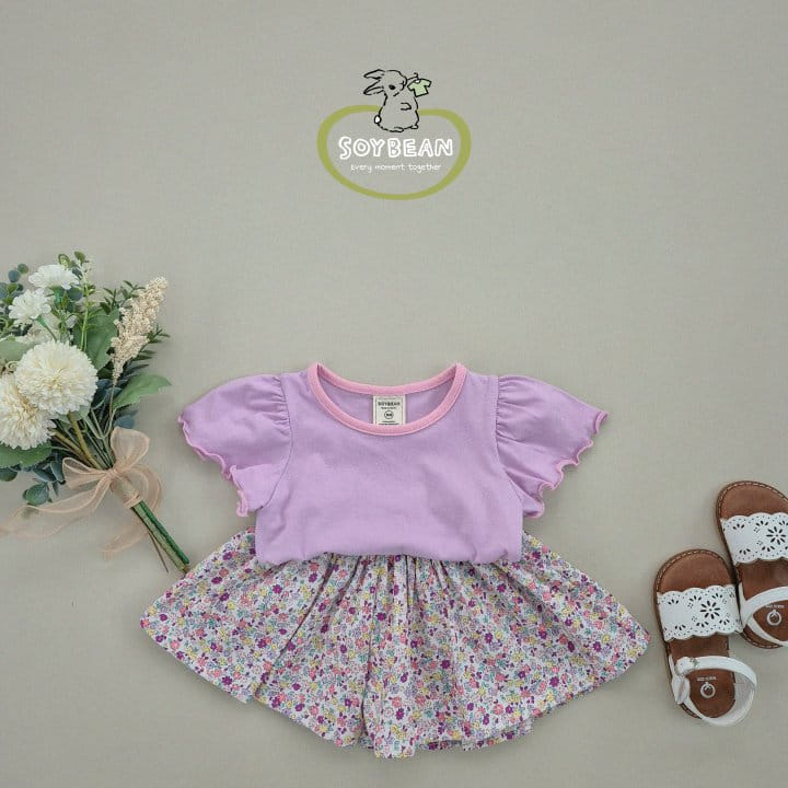 Soybean - Korean Children Fashion - #childrensboutique - Lovely Skirt Pants Top Bottom Set - 7