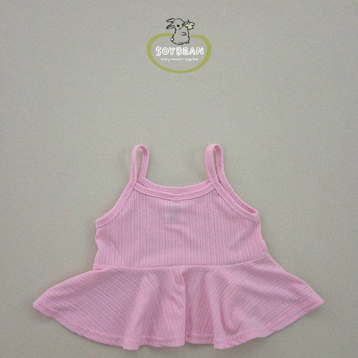 Soybean - Korean Children Fashion - #childrensboutique - Pleats Lovely Top Bottom Set - 11