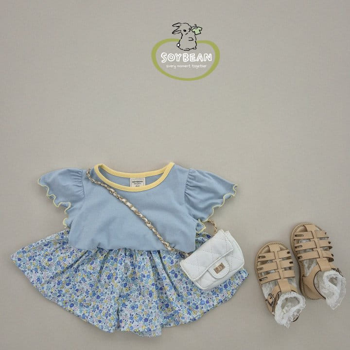 Soybean - Korean Children Fashion - #designkidswear - Lovely Skirt Pants Top Bottom Set - 8