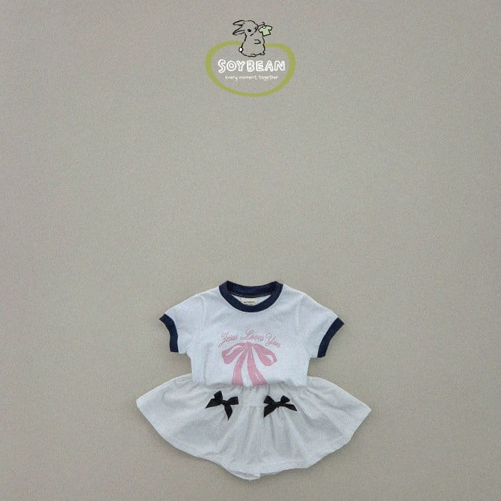 Soybean - Korean Children Fashion - #discoveringself - Love Ribbon Tee - 6