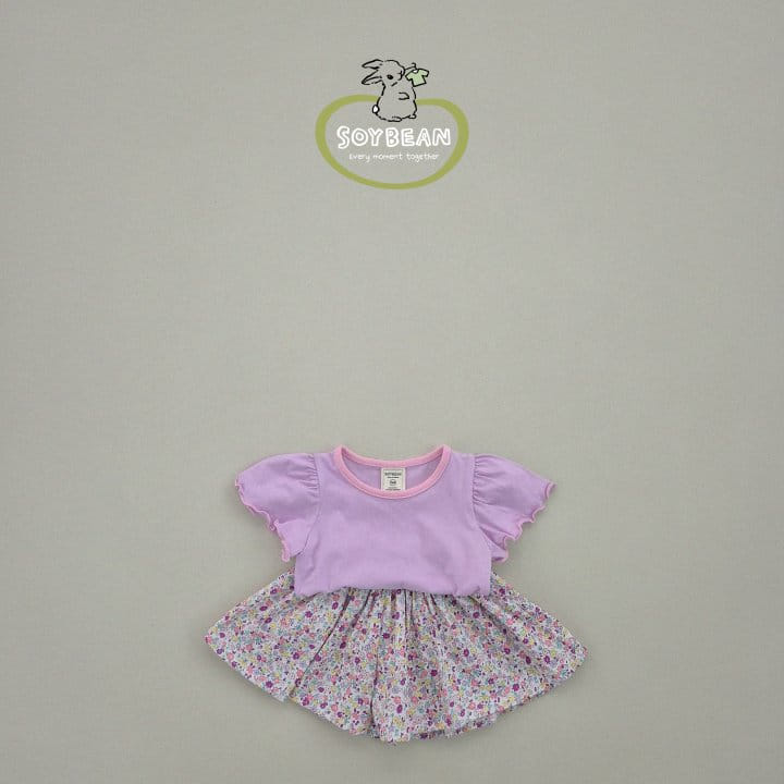 Soybean - Korean Children Fashion - #fashionkids - Lovely Skirt Pants Top Bottom Set - 10