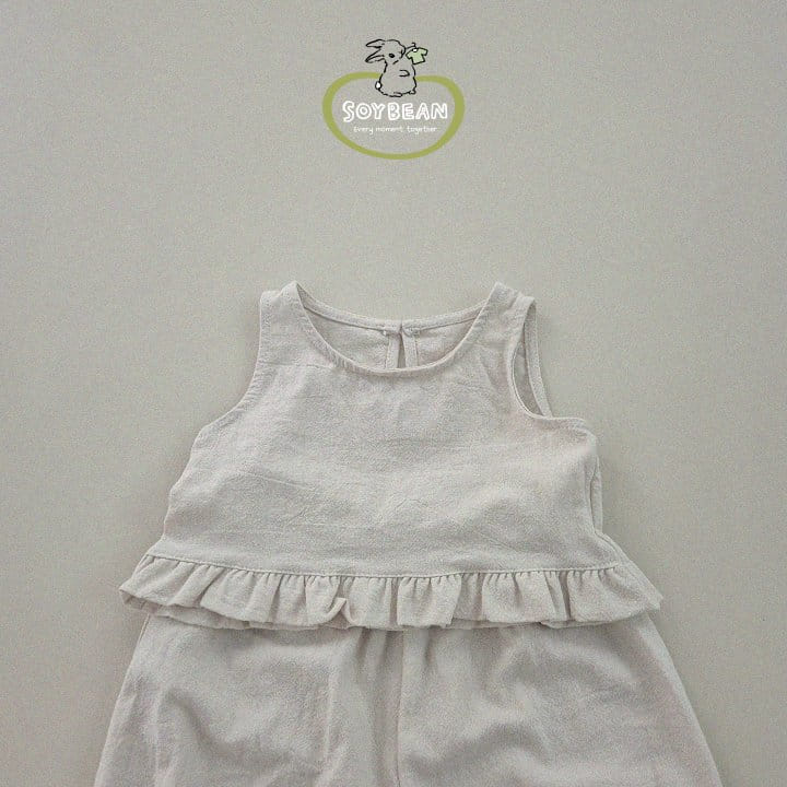 Soybean - Korean Children Fashion - #kidsstore - Frill Abang Top Bottom Set - 6