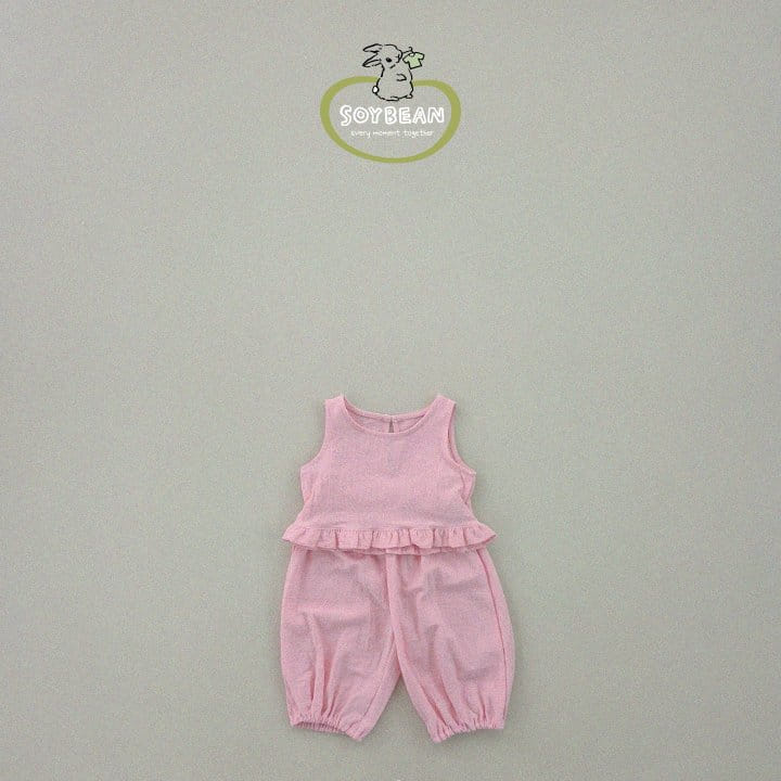 Soybean - Korean Children Fashion - #littlefashionista - Frill Abang Top Bottom Set - 9