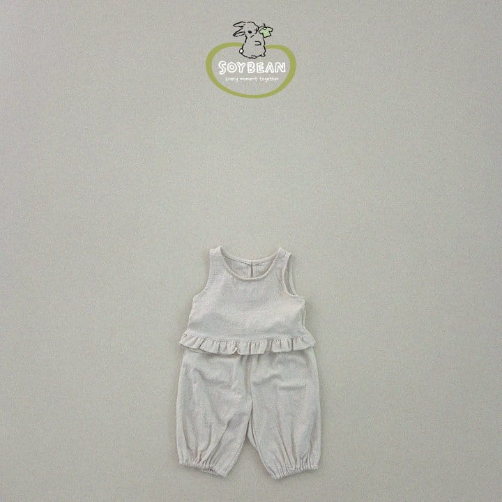 Soybean - Korean Children Fashion - #magicofchildhood - Frill Abang Top Bottom Set - 10