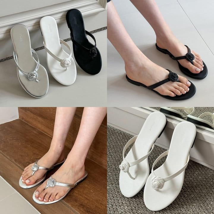 Ssangpa - Korean Women Fashion - #momslook - F 1478 Slipper & Sandals - 5