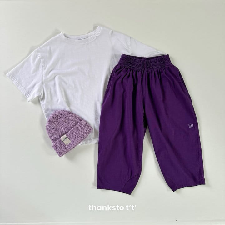 Thanksto TT - Korean Children Fashion - #Kfashion4kids - Over Short Sleeve Tee - 3