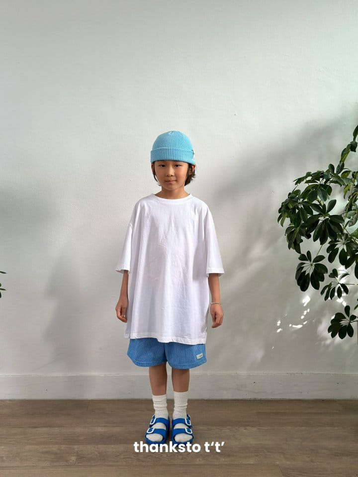 Thanksto TT - Korean Children Fashion - #childofig - Over Short Sleeve Tee - 9