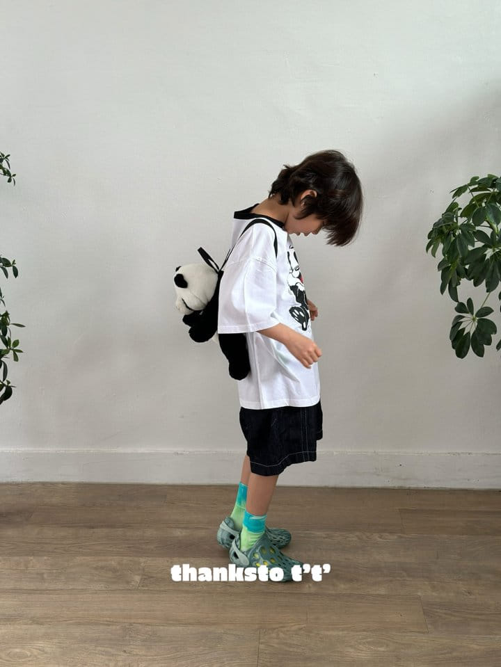 Thanksto TT - Korean Children Fashion - #fashionkids - TT panda Tee - 9