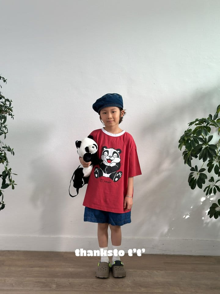 Thanksto TT - Korean Children Fashion - #prettylittlegirls - TT panda Tee