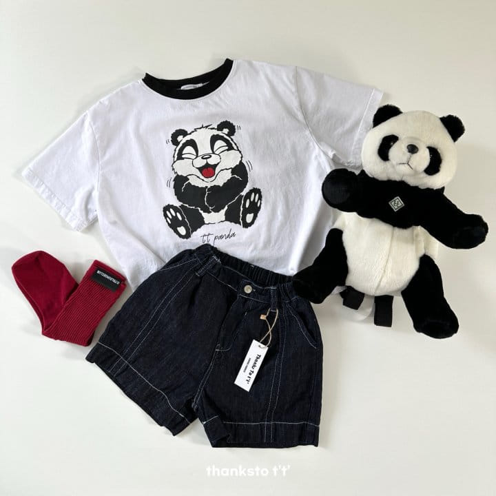 Thanksto TT - Korean Children Fashion - #toddlerclothing - TT panda Tee - 4