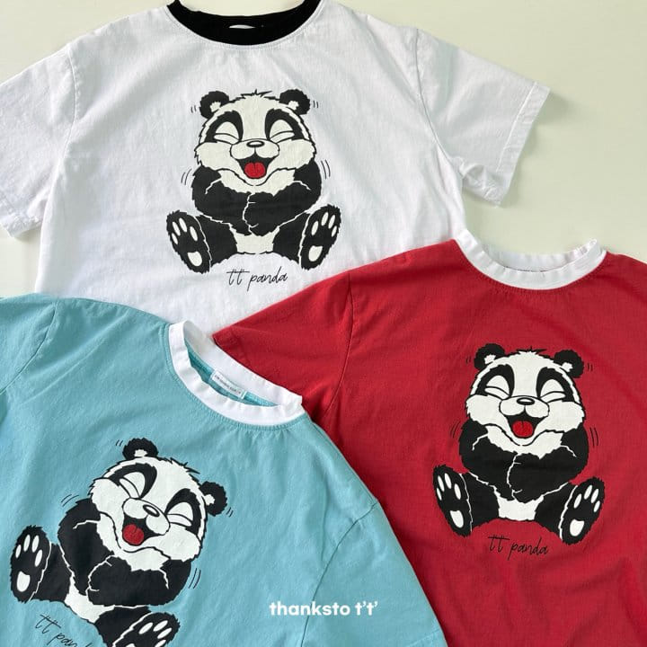 Thanksto TT - Korean Children Fashion - #toddlerclothing - TT panda Tee - 3