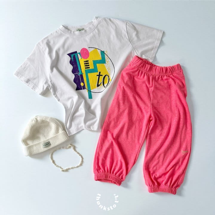 Thanksto tt - Korean Children Fashion - #kidsshorts - Color L pants - 4