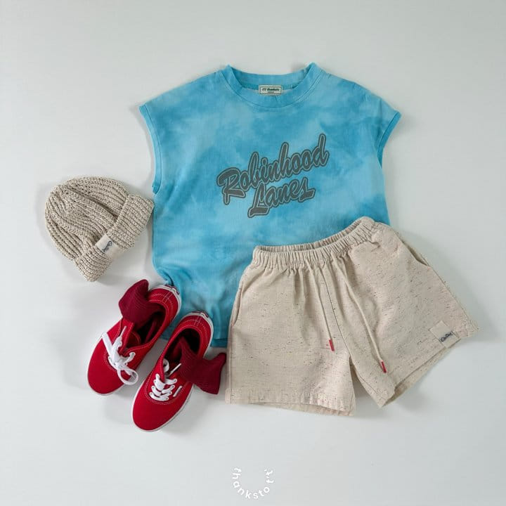 Thanksto tt - Korean Children Fashion - #littlefashionista - Lovin Cap Sleeveless Tee - 4