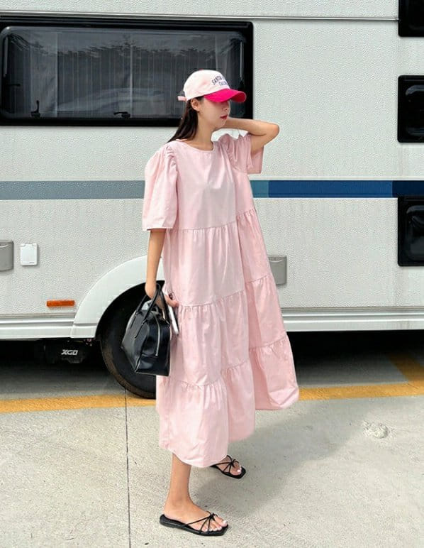 Theggllim - Korean Women Fashion - #momslook - Rif Kan Kan One-Piece - 5