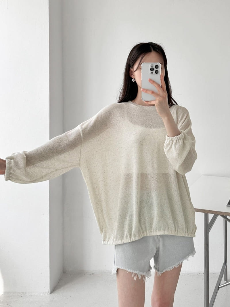 Theggllim - Korean Women Fashion - #momslook - L Summer Knit - 2