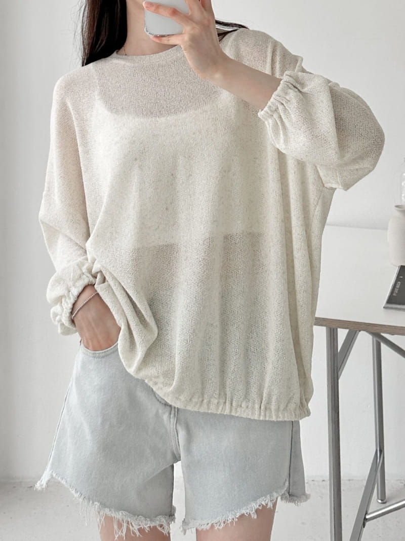 Theggllim - Korean Women Fashion - #momslook - L Summer Knit - 3