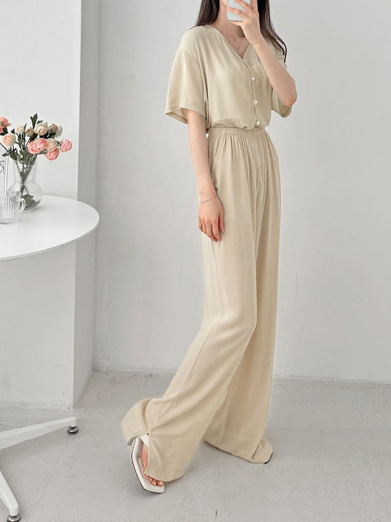 Theggllim - Korean Women Fashion - #romanticstyle - Yoyo Banding Pants - 2