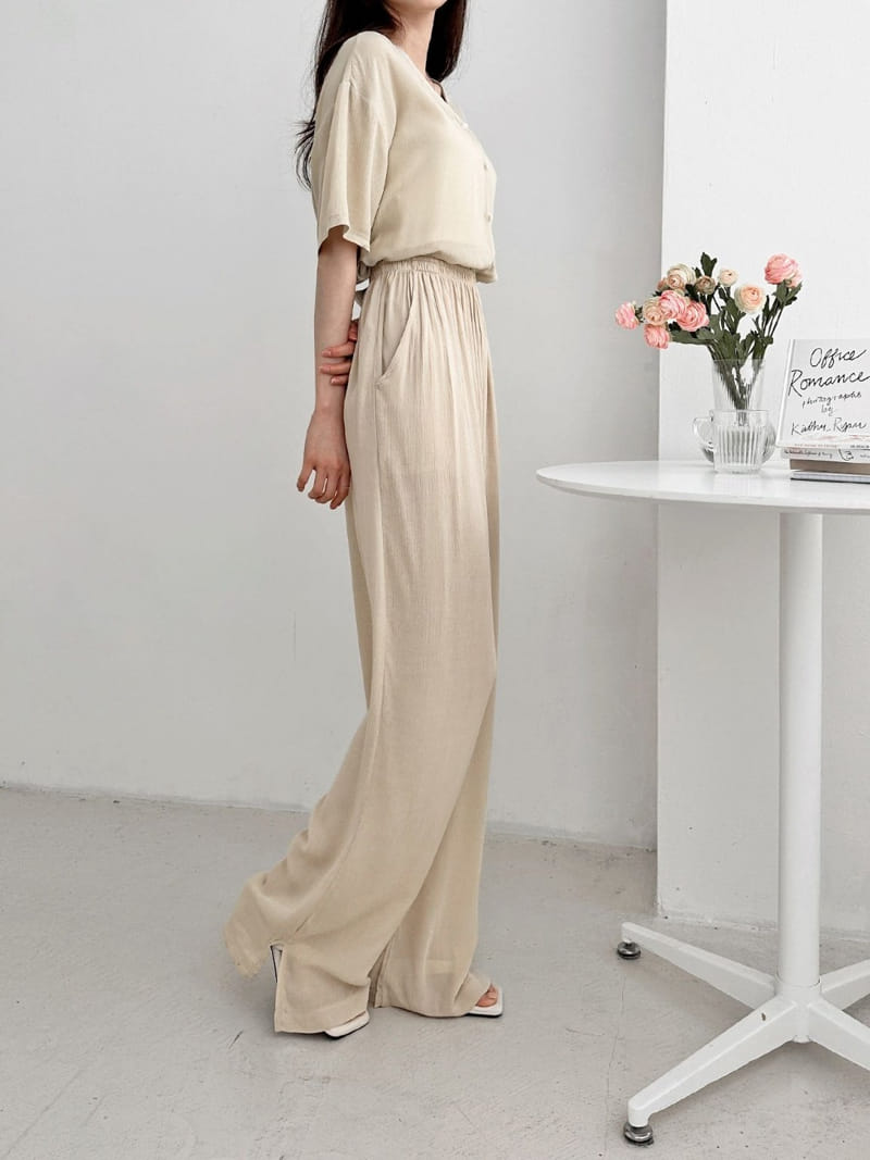 Theggllim - Korean Women Fashion - #womensfashion - Yoyo Banding Pants - 11