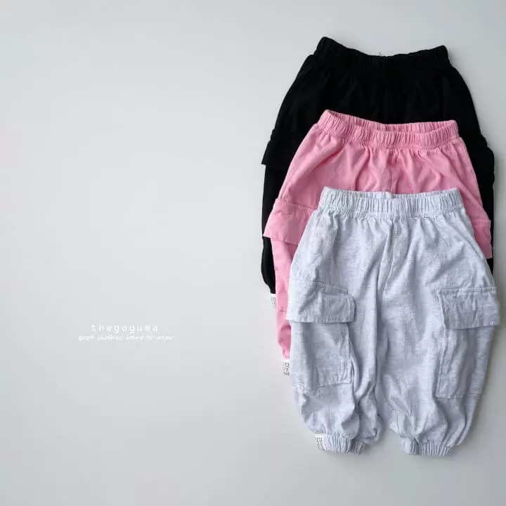 Thegoguma - Korean Children Fashion - #Kfashion4kids - Gunbbang Jogger Cropped Shorts
