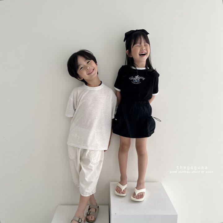 Thegoguma - Korean Children Fashion - #childofig - Cherry Piping Tee - 6