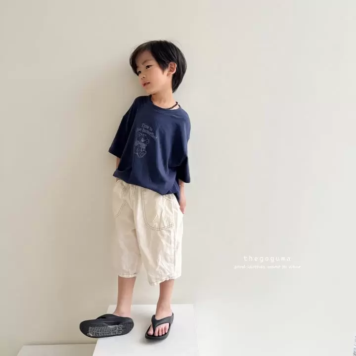 Thegoguma - Korean Children Fashion - #childofig - Stitch Pocket Cropped Shorts - 4