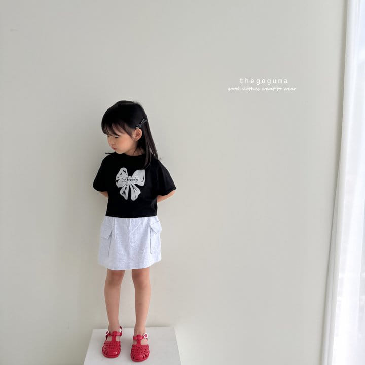 Thegoguma - Korean Children Fashion - #childofig - Lovely Ribbon Tee - 10